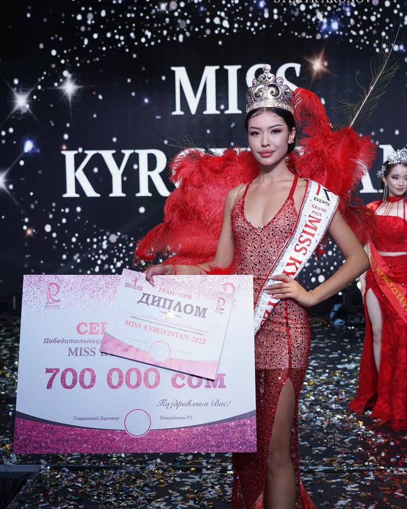 Diami Almazbekova, Miss Universe Kyrgyzstan 2023. Photo: @diami_almazbekova / Instagram