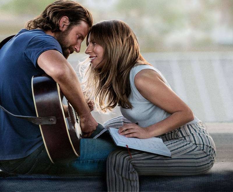 Bradley Cooper and Lady Gaga in A Star Is Born. Courtesy Warner Bros. Pictures