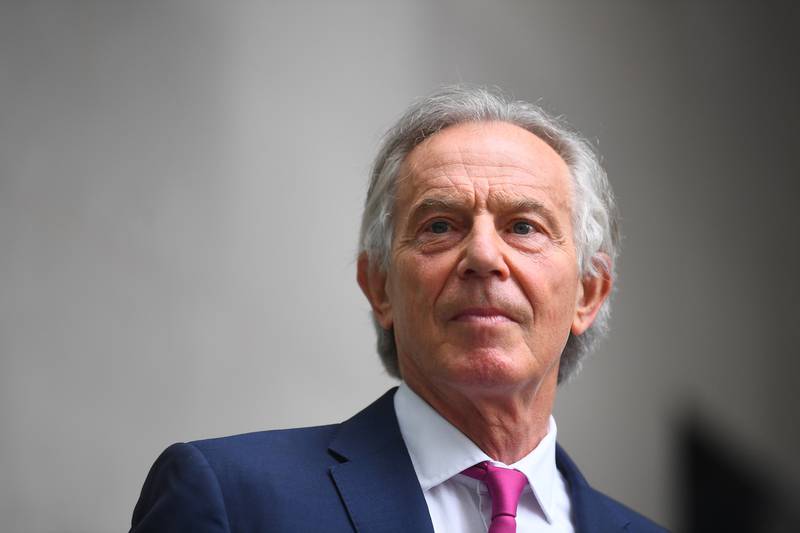 Tony Blair called for a policy towards China of 'strength plus engagement'. PA