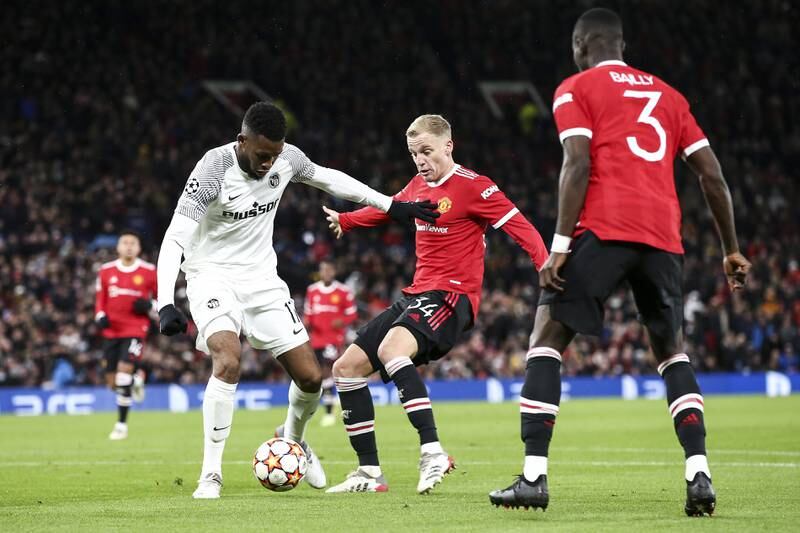 Jordan Siebatcheu, 6 - Showed his side's confidence and caused some problems from the off as he looked to wriggle free in the box, but Eric Bailly was able to clear. Fizzed a decent chance wide of goal shortly after the restart. EPA