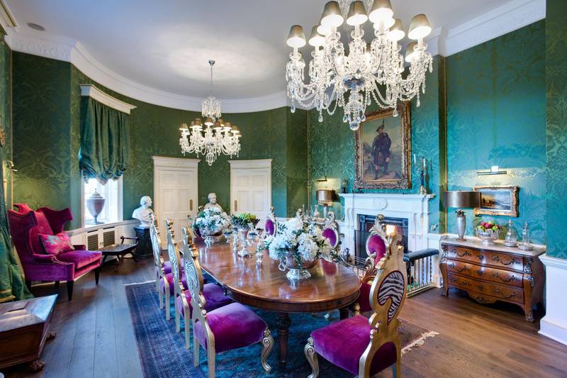 Dinner would a multisensorial experience for any potential owners. Savills