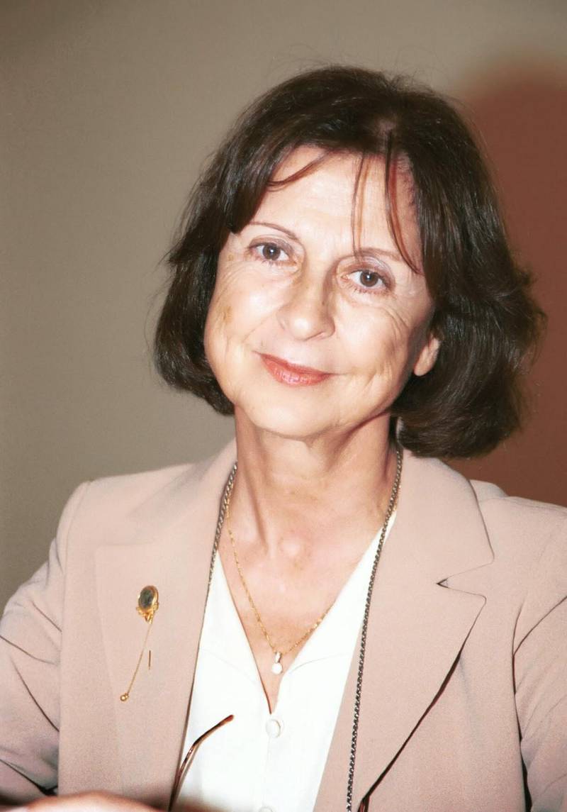 Lebanese author May Menassa has died at the age of 80. Courtesy International Prize for Arab Fiction. 