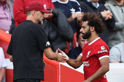 Liverpool manager Jurgen Klopp is confident Mohamed Salah is '100 per cent' committed to the club. Reuters