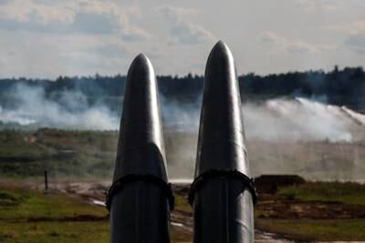 Iskander missiles during a demonstration at a range near Moscow. Reuters