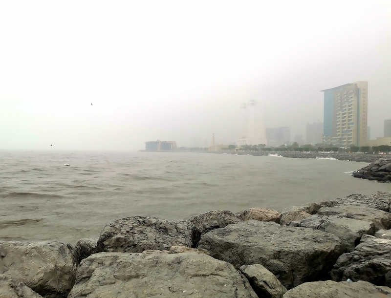 Stormy weather closes in. Kuwait News Agency