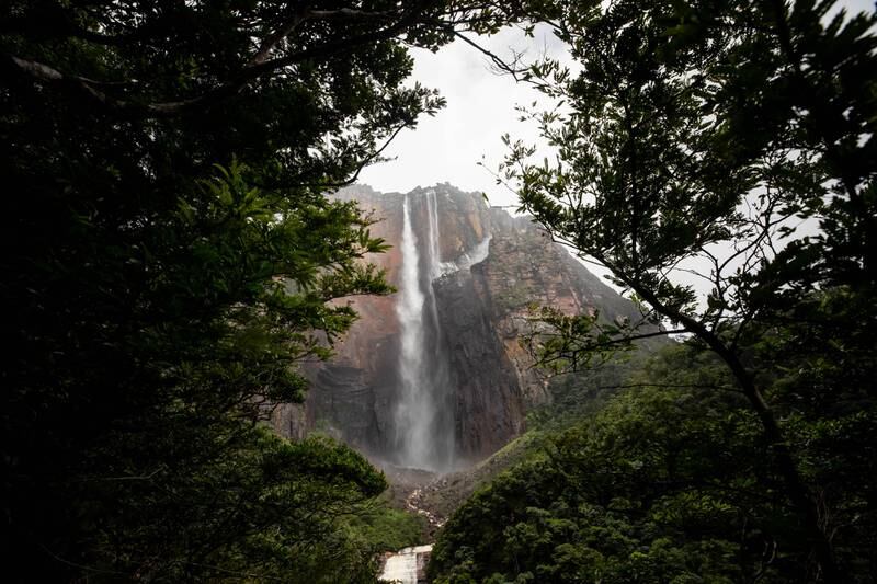 Angel Falls in Venezuela is the highest in the world. EPA 