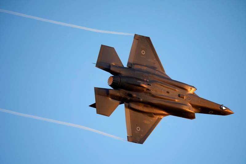 FILE PHOTO: Israeli Air Force F-35 flies during an aerial demonstration at a graduation ceremony for Israeli air force pilots at the Hatzerim air base in southern Israel June 27, 2019. REUTERS/Amir Cohen/File Photo