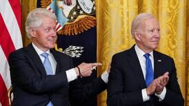 Joe Biden and Bill Clinton mark 30th anniversary of family leave act
