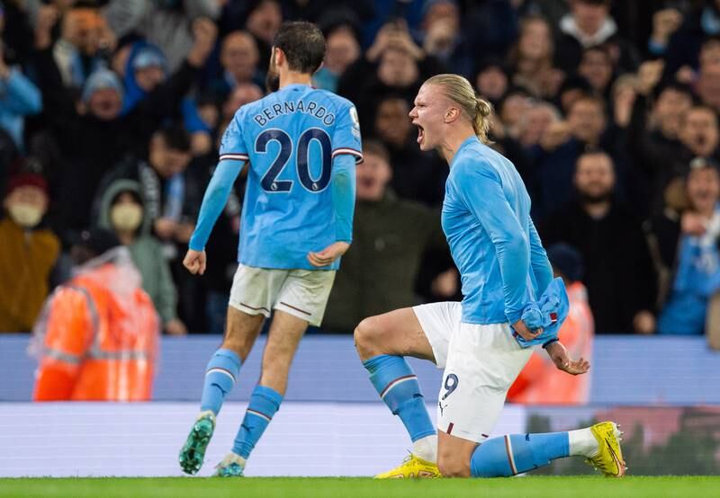 SUBS: Erling Haaland (Alvarez, 64) 8 – Straight into the action, as he thought he had headed home a winner, but VAR chalked it off for offside. The Norwegian was the difference, and he squeezed the ball under Leno from the penalty spot to hand City all three points in the dying minutes.   

EPA