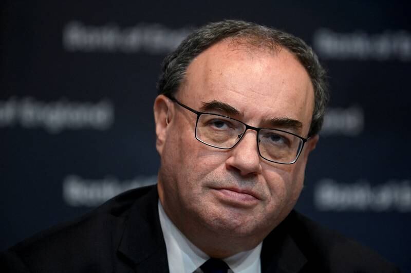 Andrew Bailey, the Governor of the Bank of England. Reuters