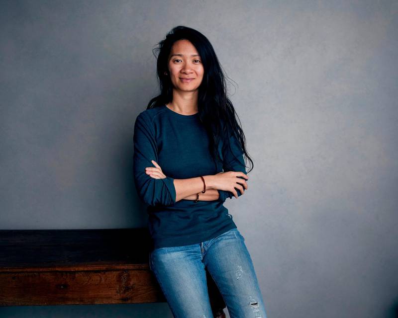 FILE - This Jan. 22, 2018 file photo shows writer/director Chloe Zhao posing for a portrait to promote her film "The Rider" during the Sundance Film Festival in Park City, Utah. The National Society of Film Critics on Saturday, Jan. 5, 2019, has chosen Zhao's low-budget debut feature "The Rider" as best picture of 2018. (Photo by Taylor Jewell/Invision/AP, File)