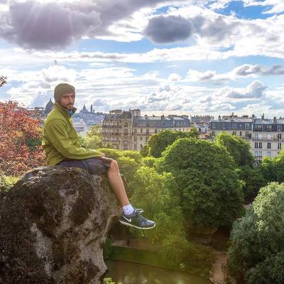 Sheikh Hamdan in Paris. Instagram / Faz3