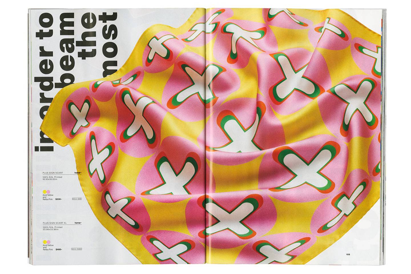 A silk scarf in the catalogue of Frank Ocean's new store, Homer