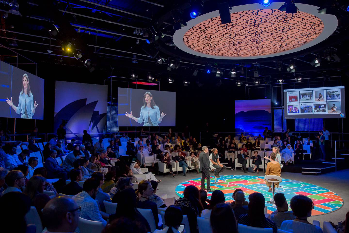 Le cinquième sommet se déroule sous le thème Une culture vivante, examinant les écosystèmes collectifs de la culture.  Photo: Sommet de la culture d'Abu Dhabi