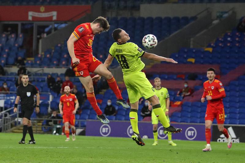 March 30, 2021. Wales 1 (James 82') Czech Republic 0: A late Daniel James header earned Wales a vital win in a match that saw each team reduced to 10 men after Patrik Schick and Connor Roberts were sent off. "We're disappointed with aspects of our performance, but it's a win," said Page. "What we've done in recent times is found a way to win." AFP