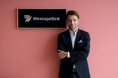 Robert Vis, MessageBird’s founder and chief executive, says the latest round is validation that there is an increased demand for his company's services. Courtesy MessageBird 