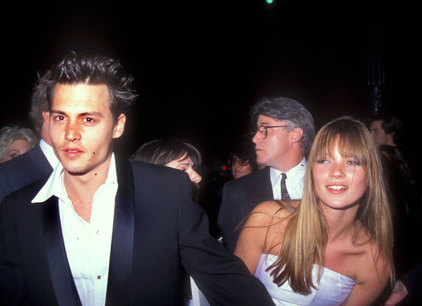 Johnny Depp and Kate Moss were introduced to each other in a New York restaurant in 1994. Wire Image