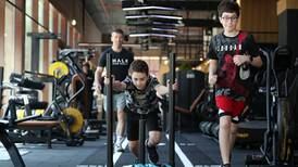 Muscling in on the teen strength and fitness camp at Chalk Training Ground in Dubai