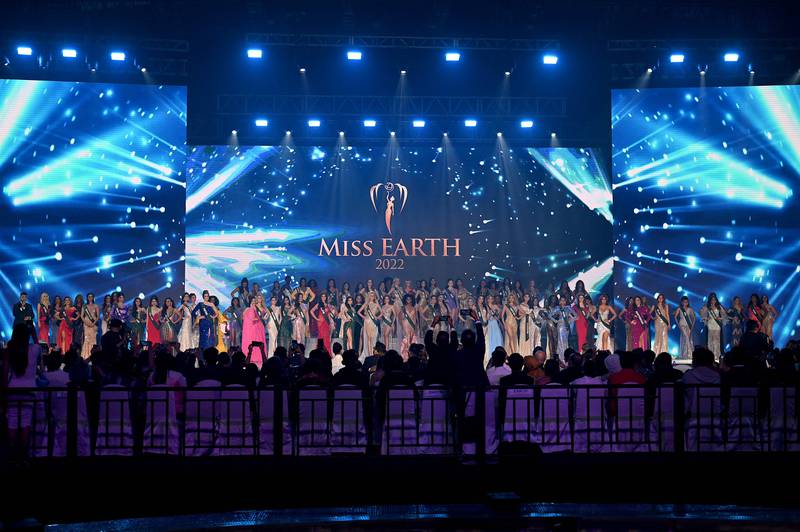 A total of 85 countries were represented at the Miss Earth 2022 pageant this year. AFP