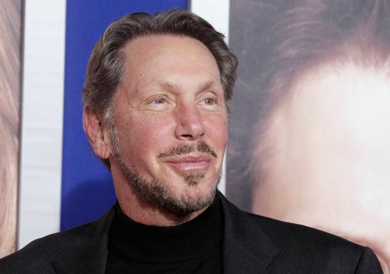 Larry Ellison, co-founder and CEO of Oracle Corporation, arrives at the premiere of "The Guilt Trip" starring Barbra Streisand and Seth Rogen in Los Angeles in this file photo from December 11, 2012. Ellison, with a fortune of $43 billion, rounded out the top five of  Forbes' 2013 annual ranking of billionaires.   REUTERS/Fred Prouser/Files   (UNITED STATES - Tags: BUSINESS PROFILE HEADSHOT) *** Local Caption ***  TOR105_BILLIONAIRES_0304_11.JPG