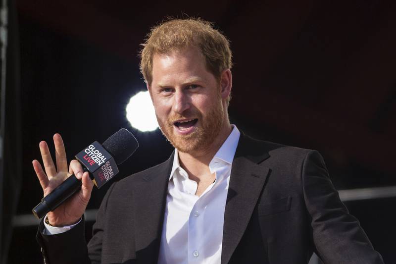 Prince Harry will not be returning for a memorial service for his grandfather. AP