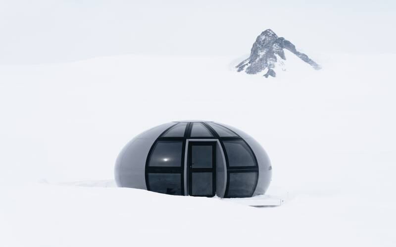 White Desert's new Echo camp in Antarctica. Photo: Andrew Ling