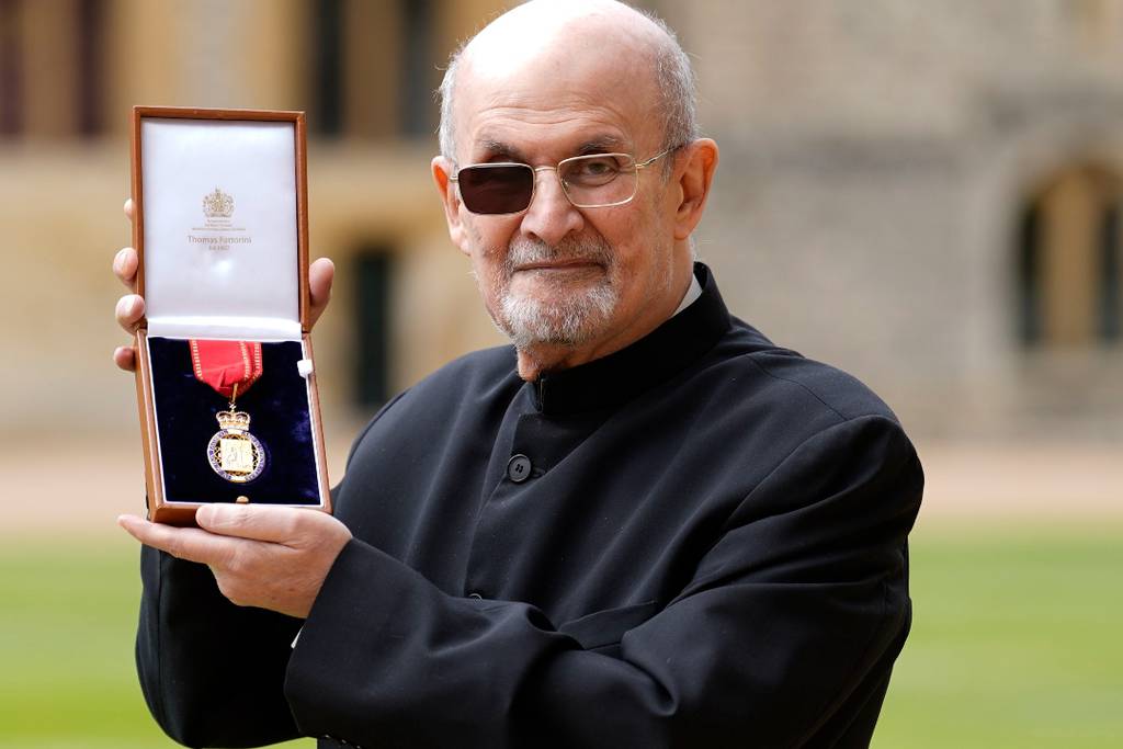 Watch: Salman Rushdie receives The Order of the Companions of Honour at Windsor Castle