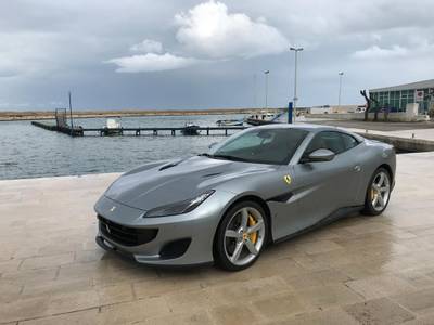 The Ferrari Portofino in Savelletri, Puglia, Italy. Adam Workman / The National