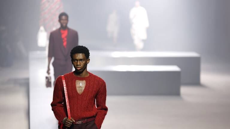 An image that illustrates this article Men's fashion week in Milan: show goes on despite Omicron