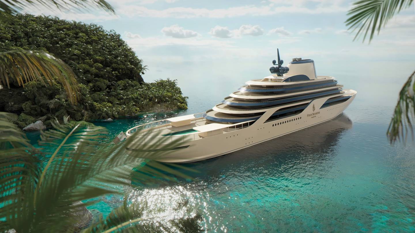 The first yacht from Four Seasons will be delivered by the end of 2025. Photo: Four Seasons