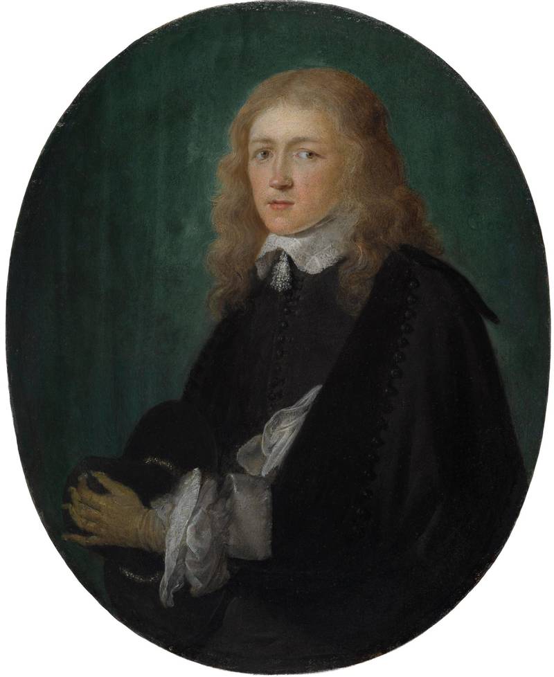 Mr Kaplan's collection also includes a Dh710,000 portrait of Dirck van Beresteyn by Gerrit Dou, also known as Rembrandt’s first pupil. Courtesy Leiden Collection. 