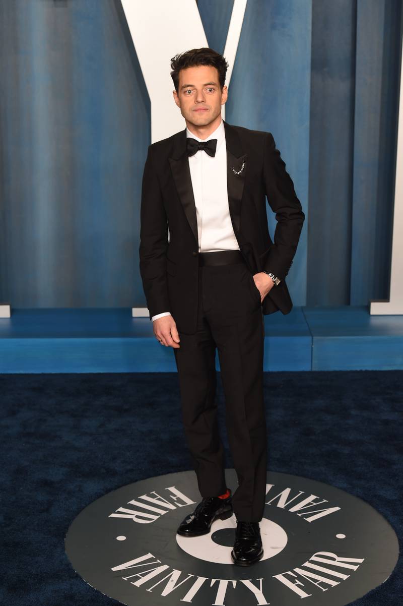 Rami Malek attends the Vanity Fair Oscar Party. AFP