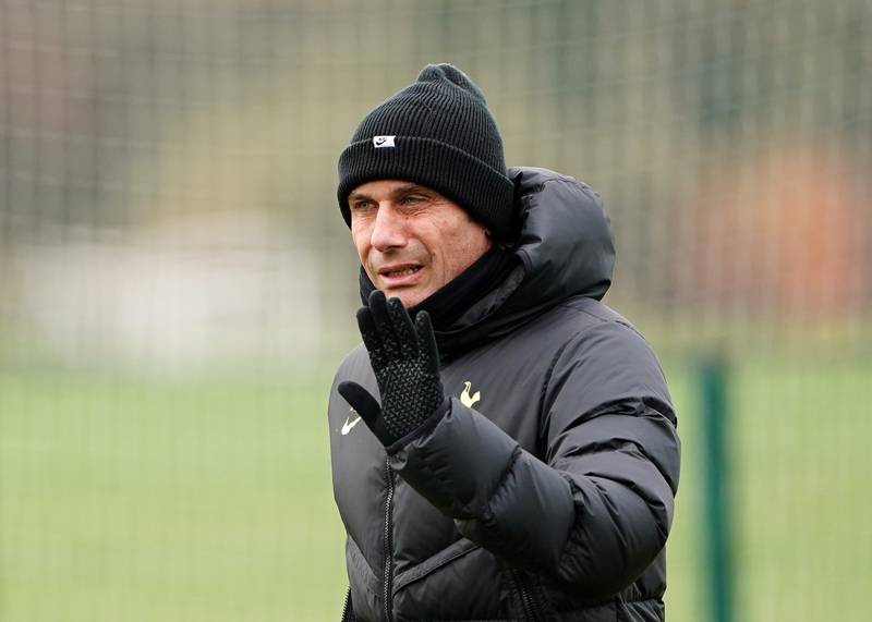 Tottenham Hotspur manager Antonio Conte. PA