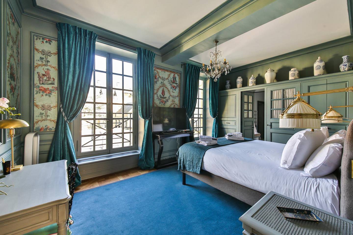 Stay in the heart of the city of love at this 17th-century Airbnb in Paris. Courtesy Airbnb