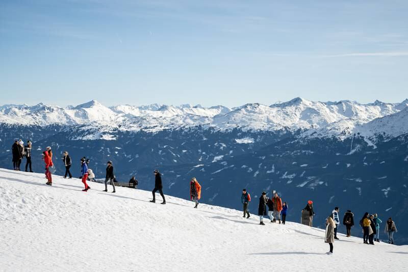 People enjoy a winter day at Hafelekar, 2,256 m above sea level, near Innsbruck, Austria. EPA