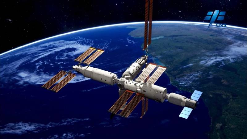 The construction of China's Tiangong space station has been completed, after the Mengtian module docked with the orbiting laboratory. Photo: China Manned Space Agency