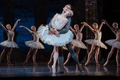 Houston Ballet's ���Swan Lake���. Photo by Amitava Sarkar