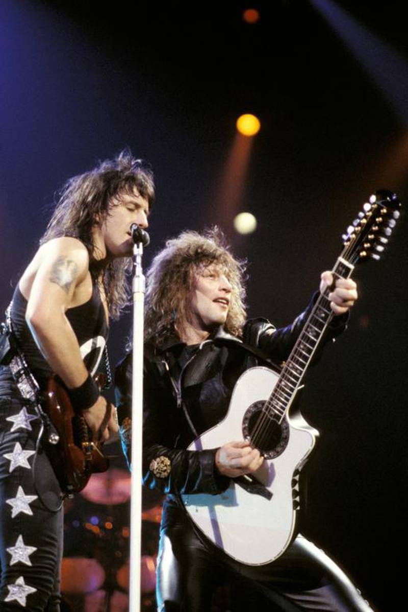 Richie Sambora & Jon Bon Jovi, 1989. Ebet Roberts / Redferns / Getty Images