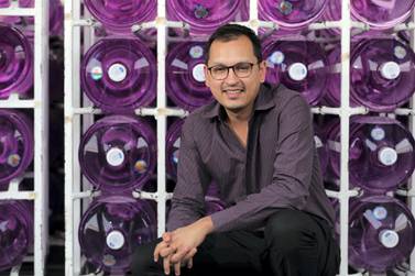 Ashish Bhandari, owner of Aquaplus, says he likes to create an asset and then spend what he earns from that asset. He buys property and spends the rental income earned from the unit. Photo: Chris Whiteoak / The National