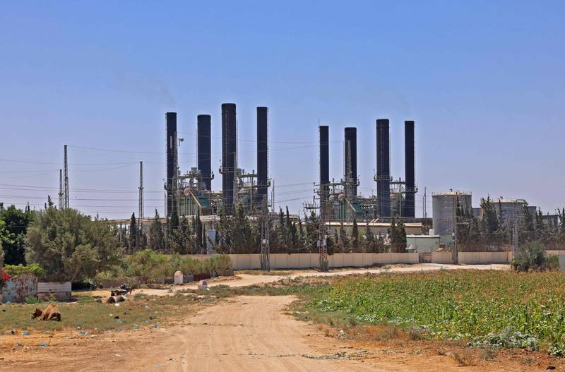 Gaza's electricity supply is expected to plummet to only four hours a day after its sole power plant shut down on Saturday after running out of fuel. AFP