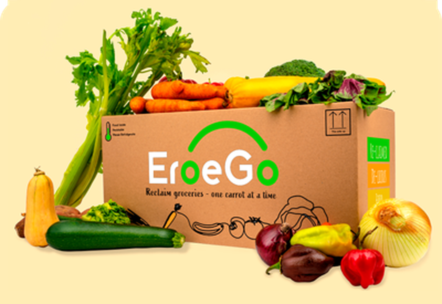 New UAE platform EroeGo delivers fruits and vegetables that may not be aesthetically pleasing – but are fresh – at discounted prices. Photo: EroeGo