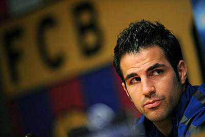 Cesc Fabregas, pictured here at a press conference in 2007, is finally returning to Barcelona after eight years with Arsenal.
