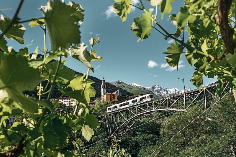 Getting there involves a ride on the Centovalli train, one of Europe's most picturesque railway journeys. Photo: Swiss Travel System