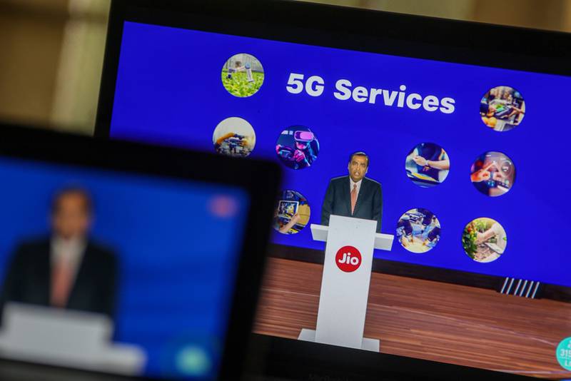 Reliance Industries' Jio telecoms unit is preparing to introduce large-scale 5G infrastructure in India, which is part of chairman Mukesh Ambani's plans to boost its already massive operations. Bloomberg