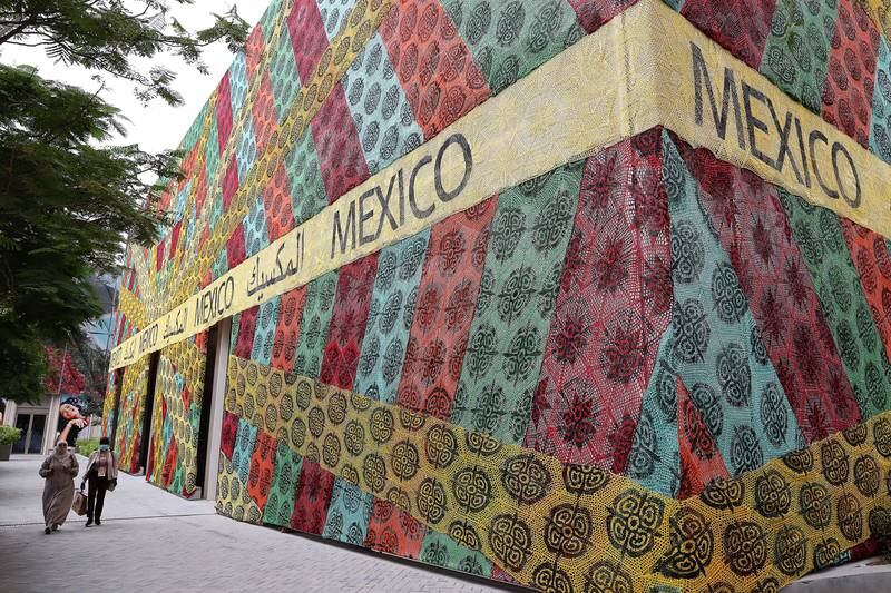 Exterior of the Mexico Pavilion. Pawan Singh / The National