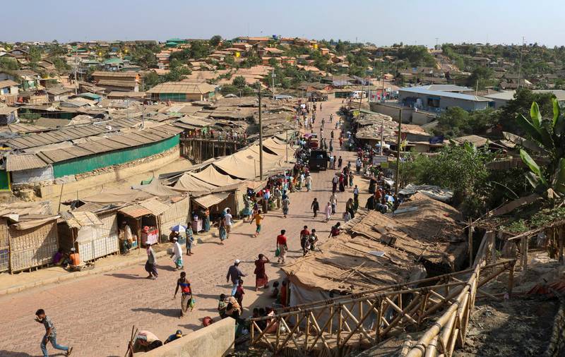 In the world's largest refugee camp, aid workers are racing to build isolation facilities. AP