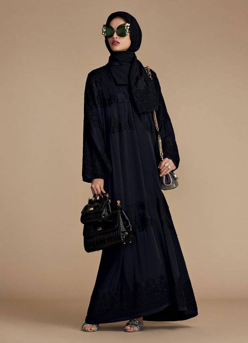 An abaya designed by Dolce & Gabbana. Courtesy Dolce & Gabbana