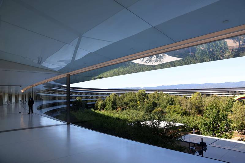 Apple headquarters at Apple Park in Cupertino, California.  Getty / AFP