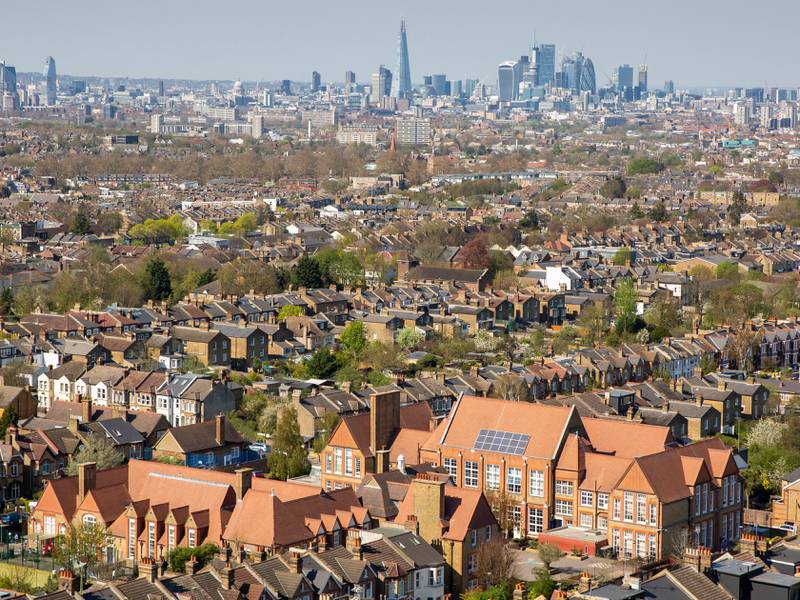 London prime residential prices are set to increase by 7 per cent in 2022. This will be the city’s strongest rate of growth for eight years, according to Knight Frank. Getty Images
