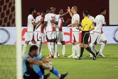 Al Wahda have had a winning run in recent times which included a 6-1 victory over the promoted Al Shaab in the Etisalat Cup. Ravindranath K / The National